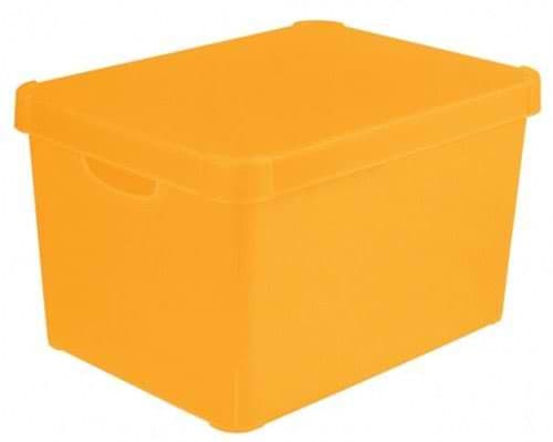 Curver kutija za odlaganje 25l transparentna oranž CU 04711-250