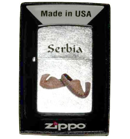 Zippo upaljač Srbija opanci 005148