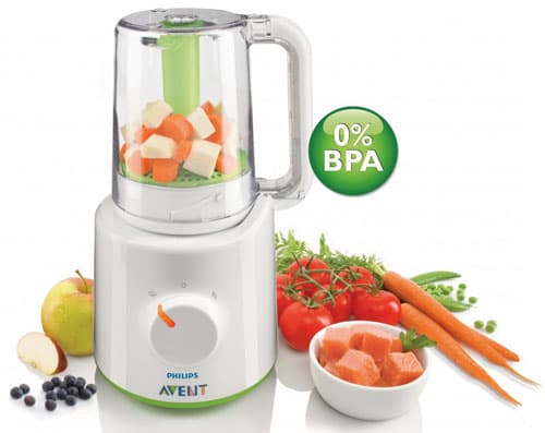 Avent 2u1 Parni blender za pripremanje hrane za bebe