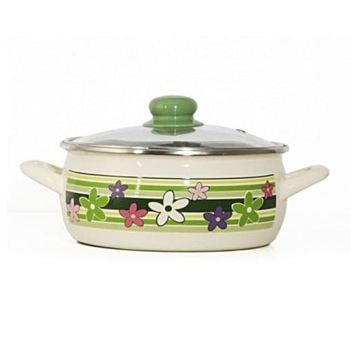 Metalac plitka šerpa sa poklopcem Princ 20cm 136041