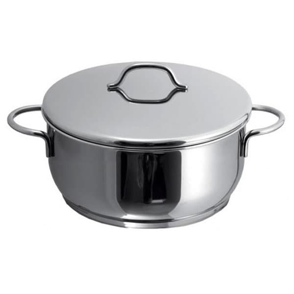 Metalac plitka šerpa sa poklopcem Gracia Inox 16cm 7968