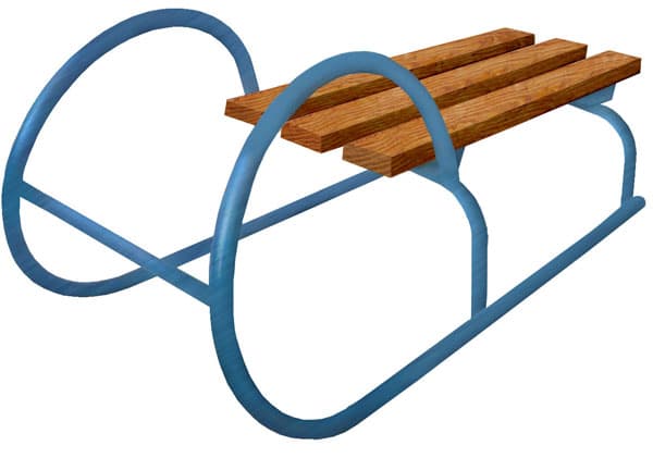 Dečije sanke sa metalnim ramom