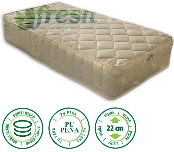 Dečiji dušek sa žičanim jezgrom Prince 130x70x22