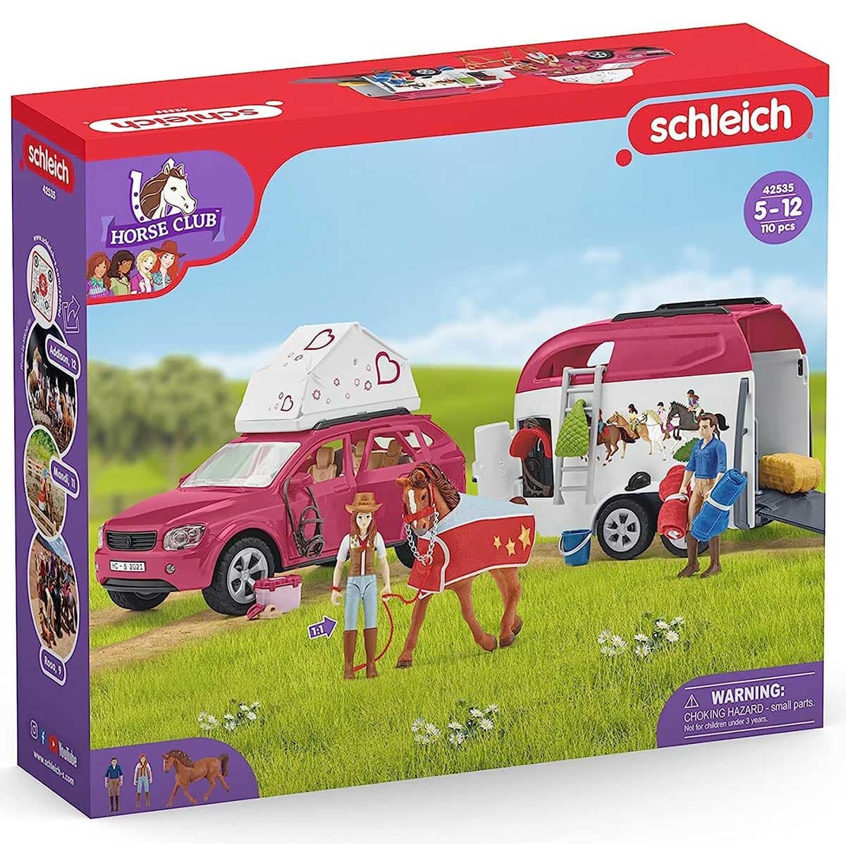 Schleich® Horse Club figure Auto i prikolica za konje 42535
