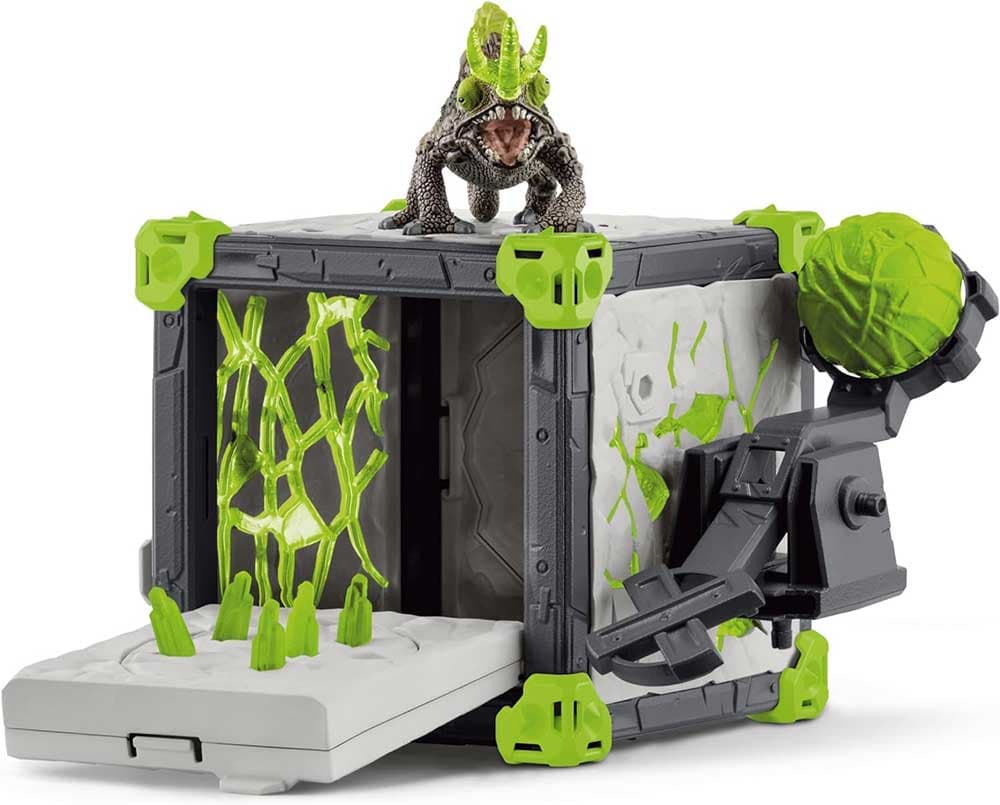 Schleich® Eldrador figurice Borbeni kavez i kameni kameleon 42677