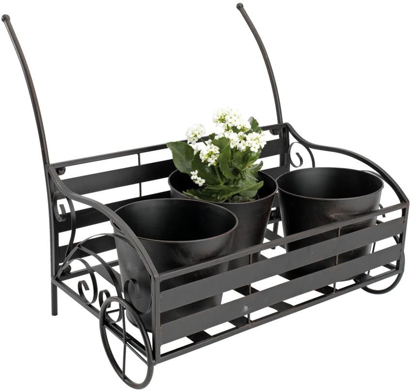 Čelična Žardinijera Sa Kolicima Kreon