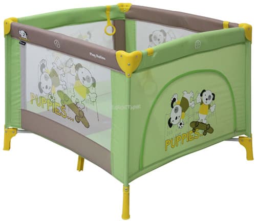 Bertoni Ogradica za bebe Playstation Green&Beige Puppies 10080401406