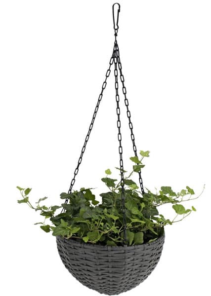 Viseća saksija Flop Ø30×V18 siva