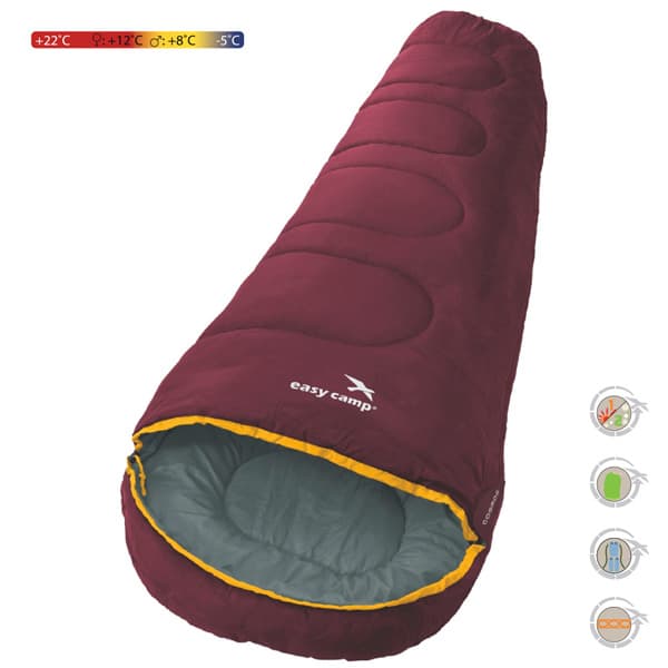 Vreća za spavanje Easy Camp Cosmos Bordeaux 240036
