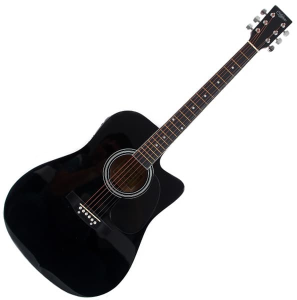 Ozvučena Akustična gitara Eclipse CX-S022CEQ-BK
