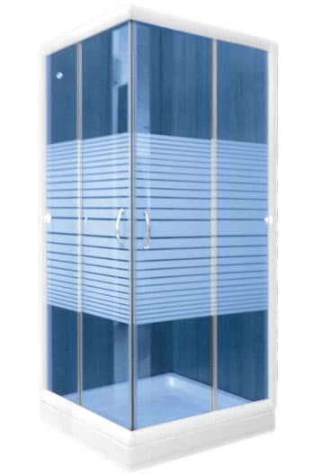 Tuš kabina Korra K KTK K-608A A02 80x80 Bela ST