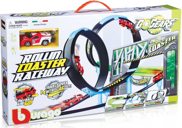 Bburago Go Gears Roler koster trkačka staza sa automobilčićem BU30285