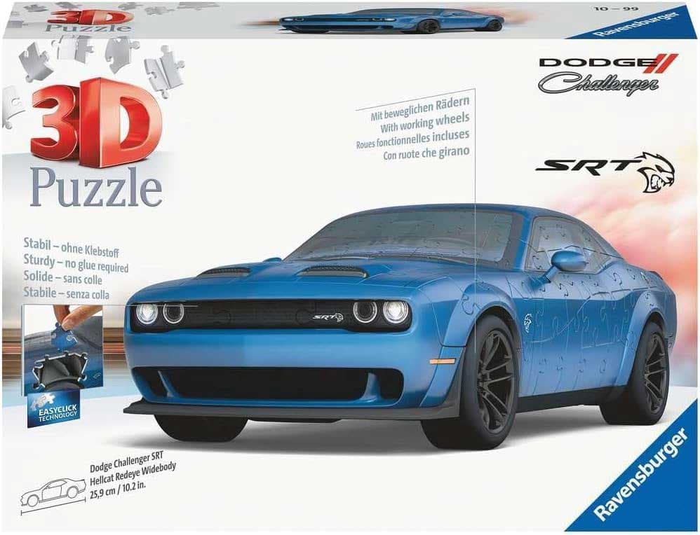 3D Puzzle Automobil Dodge Challenger SRT® Hellcat Redeye Widebody blue Ravensburger 11283 11283