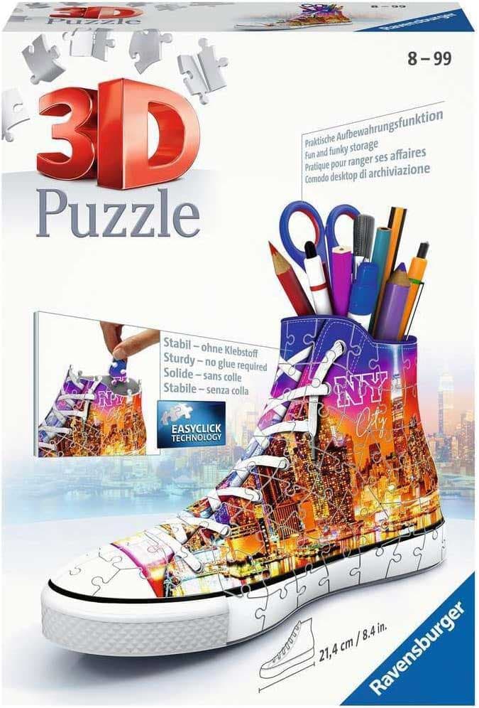 3D Puzzle slagalica 108 delova Patika Kutija za olovke NYC Skyline Ravensburger 11152