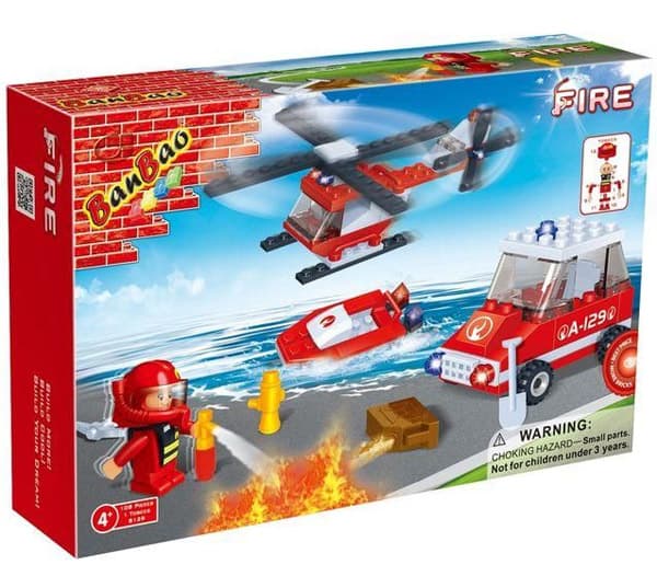 BanBao kockice Vatrogasci 8129