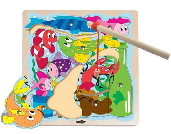 WoodyLand Magnetna igra pecanja Život u reci 91143
