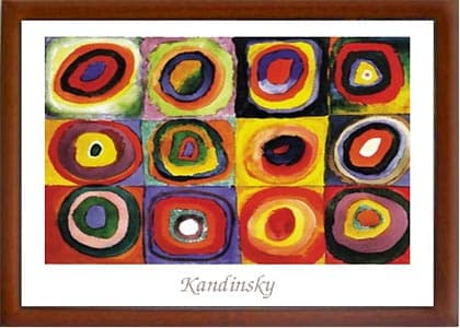 Farbstudie Quadrate - Kandinsky - 50x70 E3 EP
