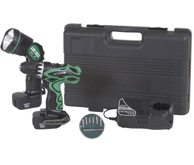 Akumulatorska bušilica - šrafilica u koferu Hitachi DS12DVF3-WH
