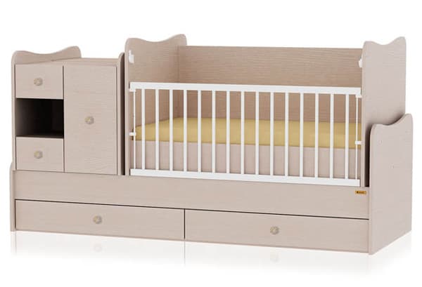 Bertoni Lorelli Drveni krevetac MiniMax Oak