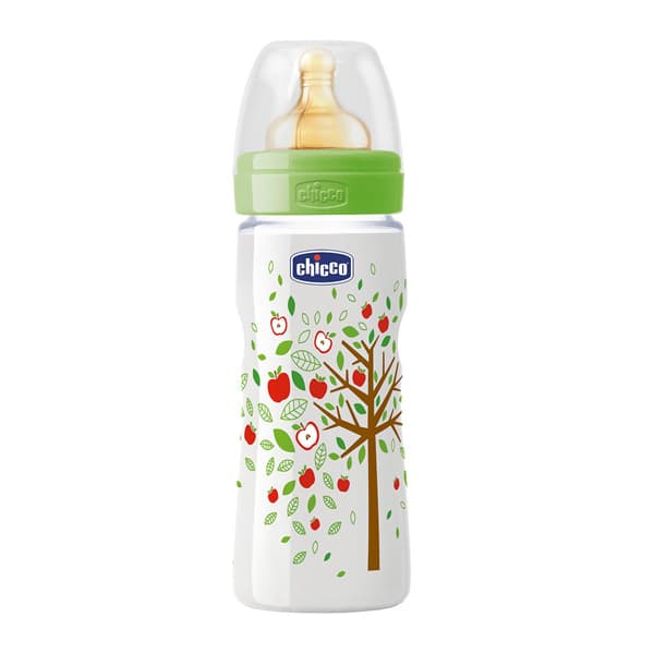 Chicco Flašica Well-Being sa kaučuk cuclom 330ml 4m+ 00070770000000