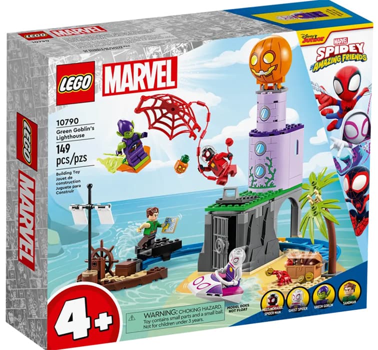 LEGO® Kocke Marvel Spajdermenov tim u svetioniku Zelenog Goblina 10790