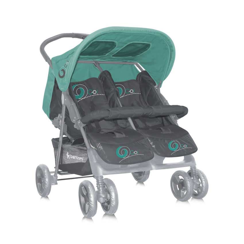 Bertoni Lorelli Kolica za blizance Twin Green&Grey 10020071543
