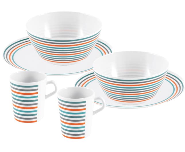 Set posuđa za dve osobe Easy Camp Melamine 680040