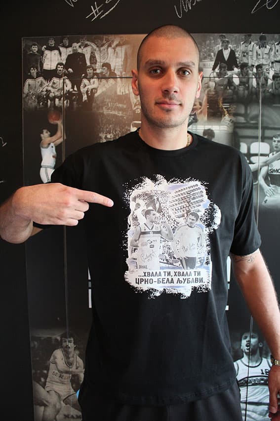 Saša i Saša Majica L - Partizan