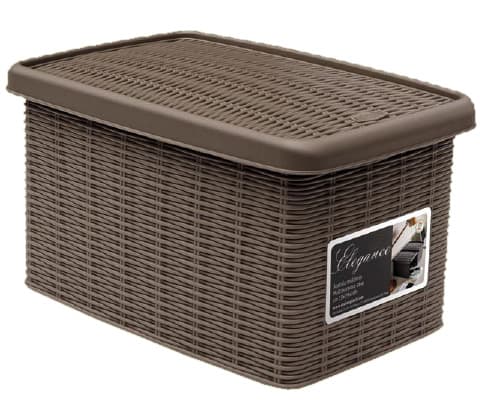 Višenamenska kutija za odlaganje Elegance S braon