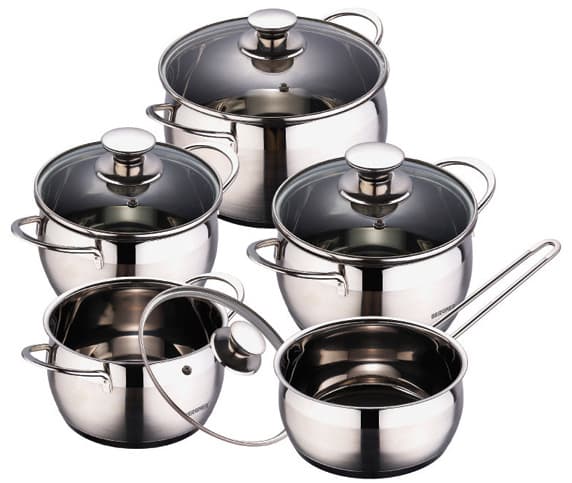 Bergner Set posuđa 9 delova Sapphire BG-6283