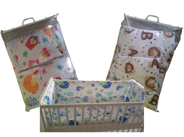 Dečija posteljina za krevetac sa ogradicom PP