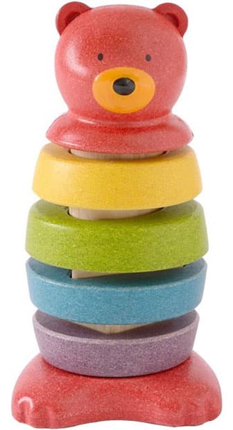 Plan Toys Drvena slagalica Didaktički prstenovi Meda 5622