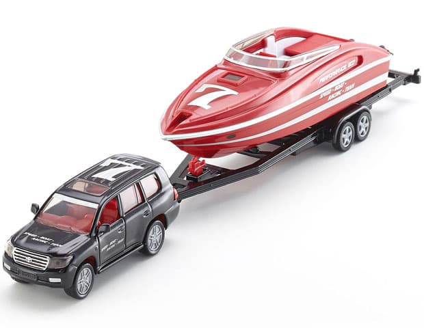 Siku Auto sa čamcem na prikolici 1:55 2543