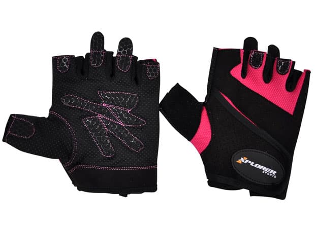 Fitnes rukavice Xplorer roze M 06641