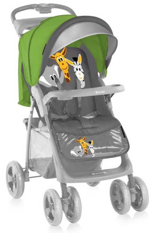 Bertoni Lorelli Kolica Foxy sa prekrivačem Green n Grey Safari
