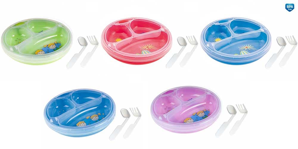 Canpol Bebi Tanjir sa pregradama, poklopcem i priborom za jelo 9/216