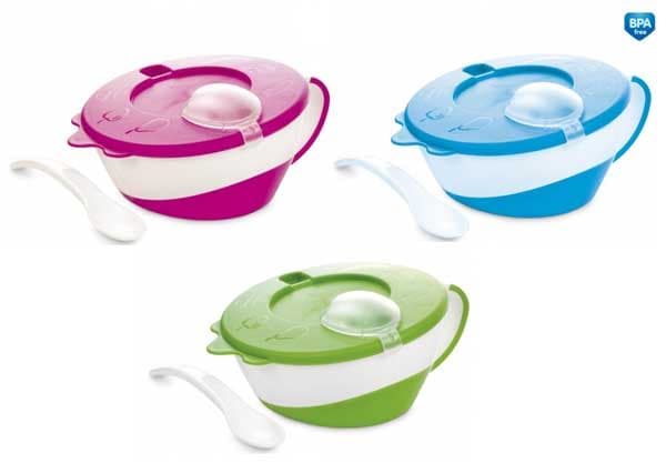 Canpol Činija 350ml za bebe sa poklopcem i kašikom 31/406