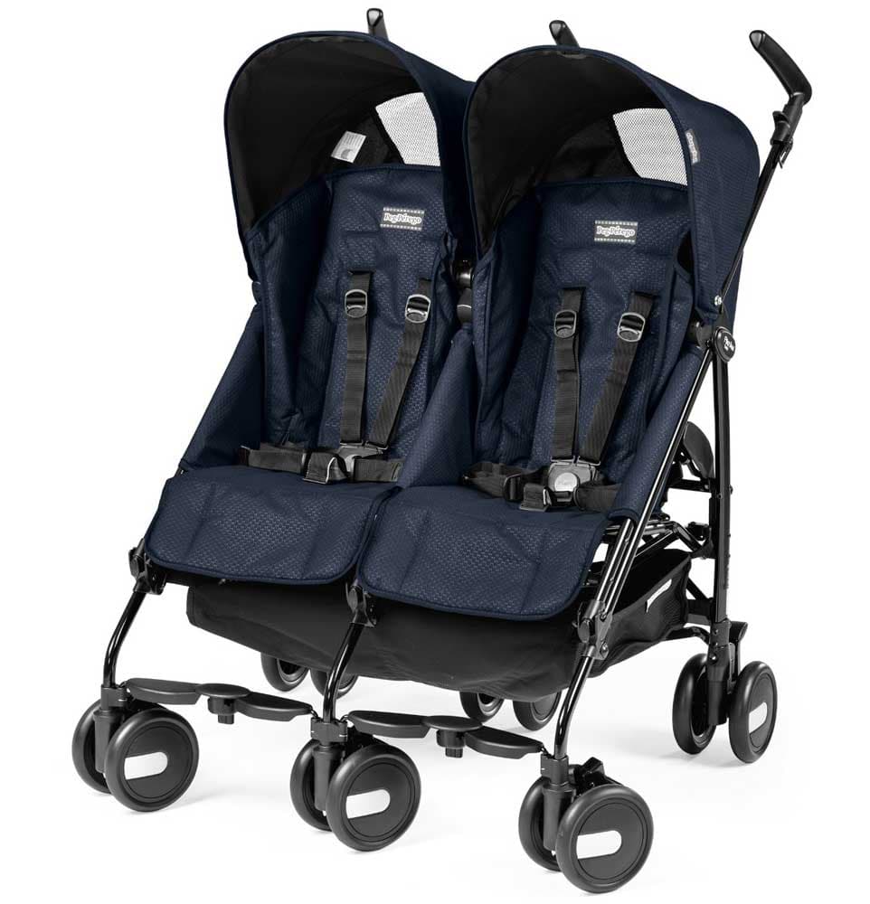 Peg Perego Kolica za blizance Pliko Mini Twin Mod Navy