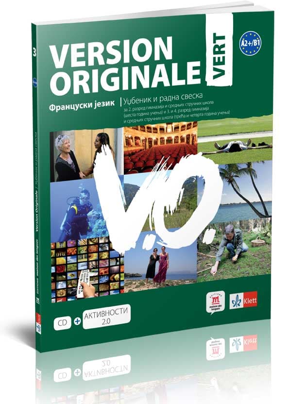 KLETT Version originale vert, udžbenik i radna sveska za drugi, treći ili četvrti razred gimnazija i srednjih stručnih škola