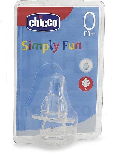 Chicco silikonska cucla, 2 kom, 0m+ - 7131001