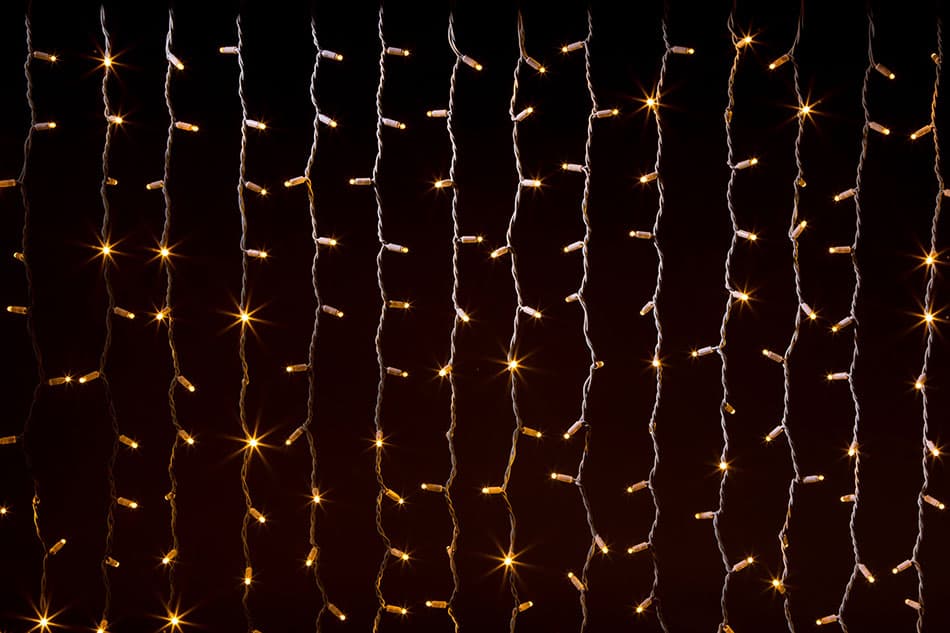 Novogodišnje Lampice Zavesa 200 x 100 cm