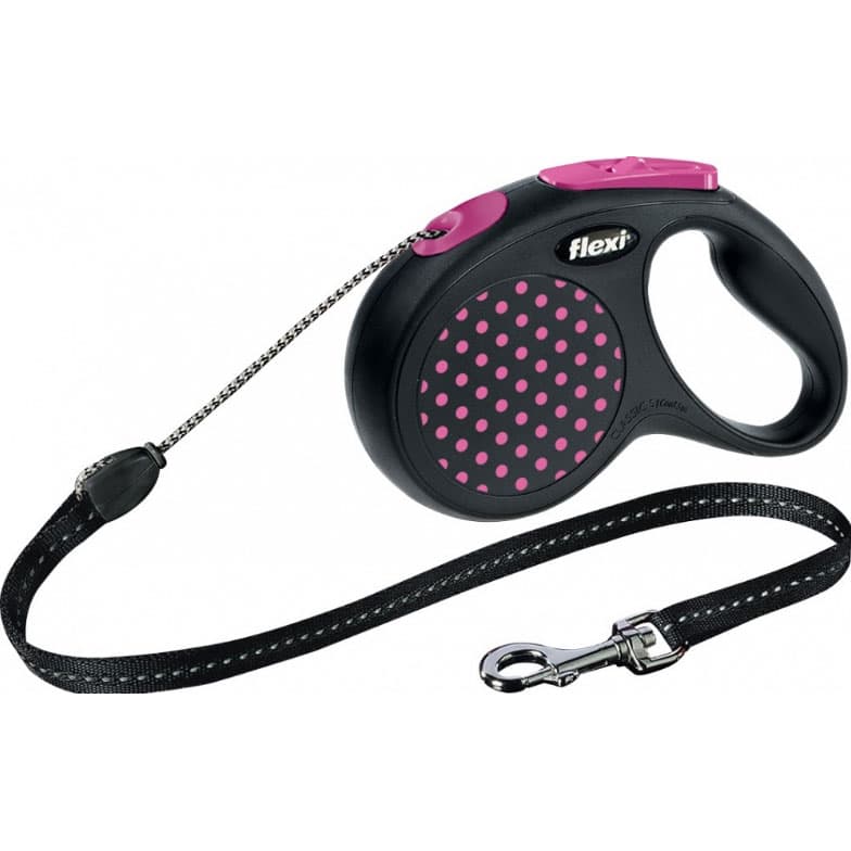 Flexi Povodac Trixie Design S - 5 m pink