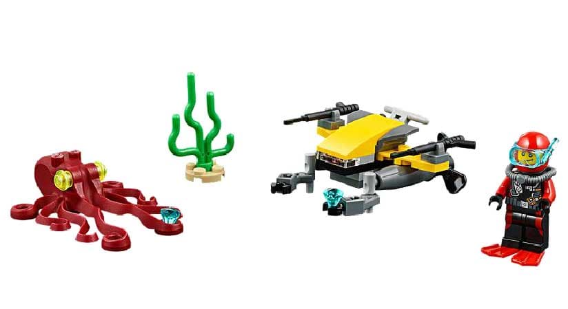 LEGO® City Kocke - Okeanska ekspedicija - Skuba skuter LE60090