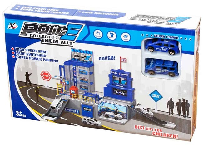 Best Luck Policijska garaža sa autićima BE327021