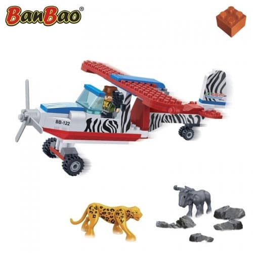 BanBao kocke Safari Avion 6660