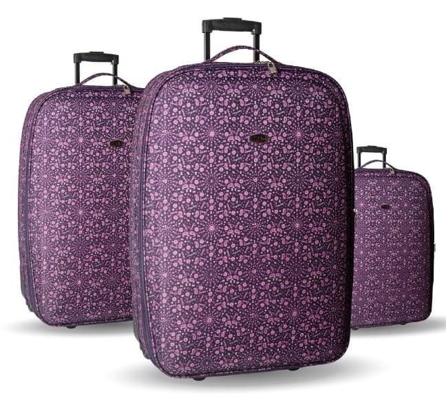 Komplet Od 3 Kofera Sazio York Purple