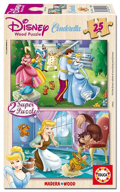 Drveni Puzzle Pepeljuga ED13291