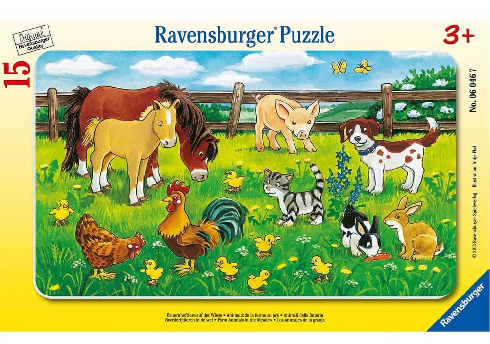 Ravensburger puzzle 15 delova - Životinje 06046
