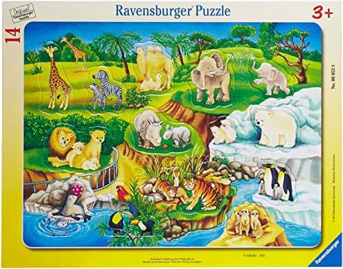 Ravensburger puzzle 14 delova - Životinje u zoo vrtu 06052