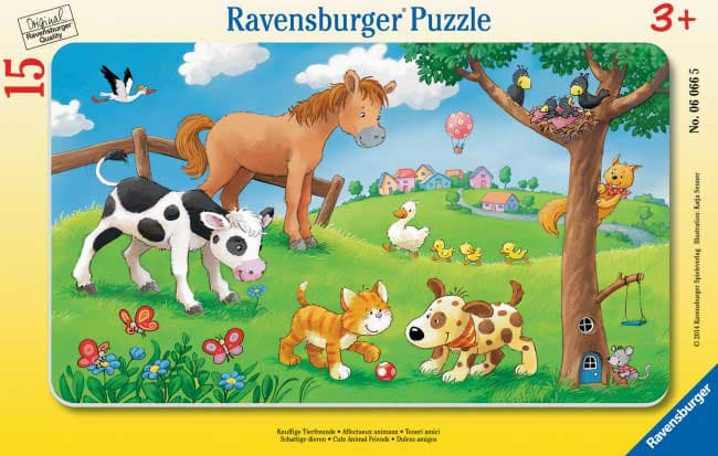 Ravensburger puzzle 15 delova- Domaće životinje 06066